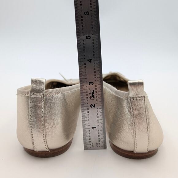 Marc Fisher Ubet Slip On Ballet Flats Women's Metallic Gold Size US11M EU42 - Picture 4 of 10